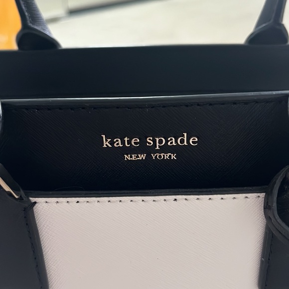 Kate spade black/white/tan fall bag - Picture 3 of 5